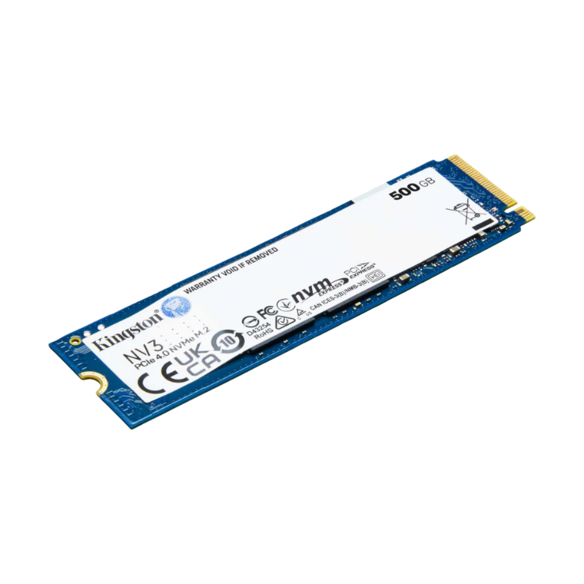 KINGSTON 500GB NV3 M.2 2280 GEN 4X4 NVME SSD (SNV3S/500G)