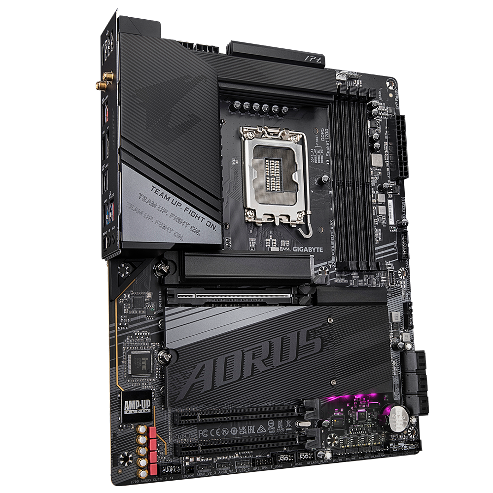 GIGABYTE Z790 AORUS ELITE X AX 4DDR5 4XM.2 MOTHERBOARD (HDMI, DP) WIFI+BT