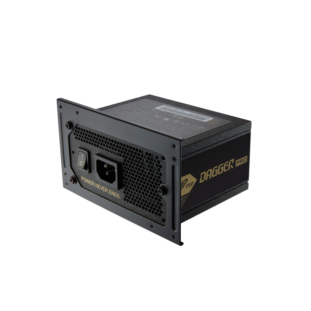 FSP DAGGER PRO SFX 1X92MM FAN, 5SATA, 4PCIE, ACTIVE PFC, MODULAR, 80PLUS-GOLD