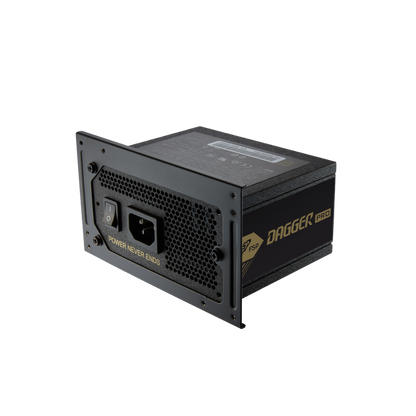 FSP DAGGER PRO SFX 1X92MM FAN, 5SATA, 4PCIE, ACTIVE PFC, MODULAR, 80PLUS-GOLD