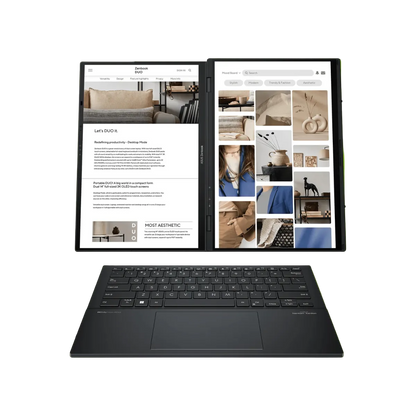 ASUS ZENBOOK DUO UX8406MA-PZ221WS ULTRA 7-155H/32GB/1TB NVME/14 120HZ/W11H/OFC21HS/TCH (GRY)