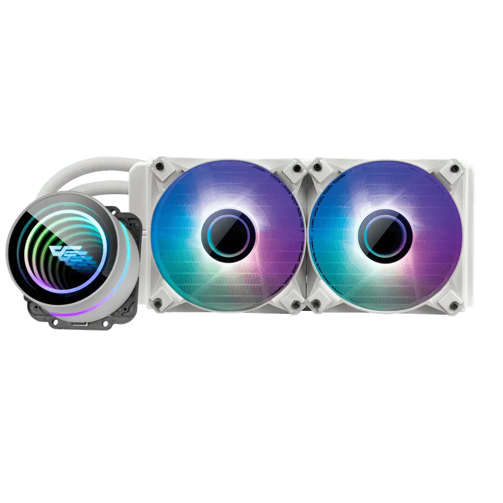 DARKFLASH TWISTER DX240 V2.6 ARGB AIO 240MM LIQUID CPU COOLER (LGA1700 READY)