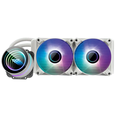 DARKFLASH TWISTER DX240 V2.6 ARGB AIO 240MM LIQUID CPU COOLER (LGA1700 READY)