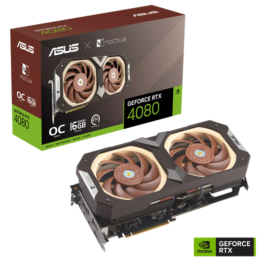 ASUS RTX 4080 16GB 256BIT GDDR6X O16G-NOCTUA (2XHDMI, 3XDP)