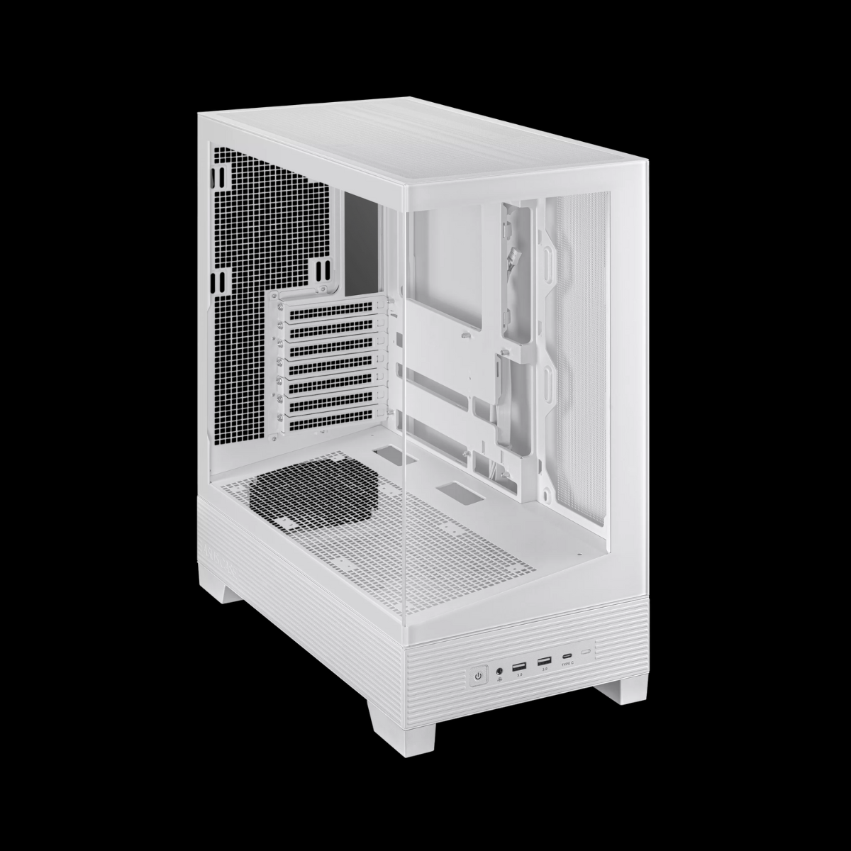 ASUS A31 TEMPERED GLASS MID TOWER ATX CASE (WHITE)