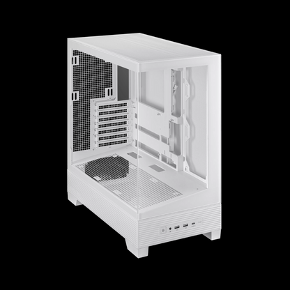 ASUS A31 TEMPERED GLASS MID TOWER ATX CASE (WHITE)