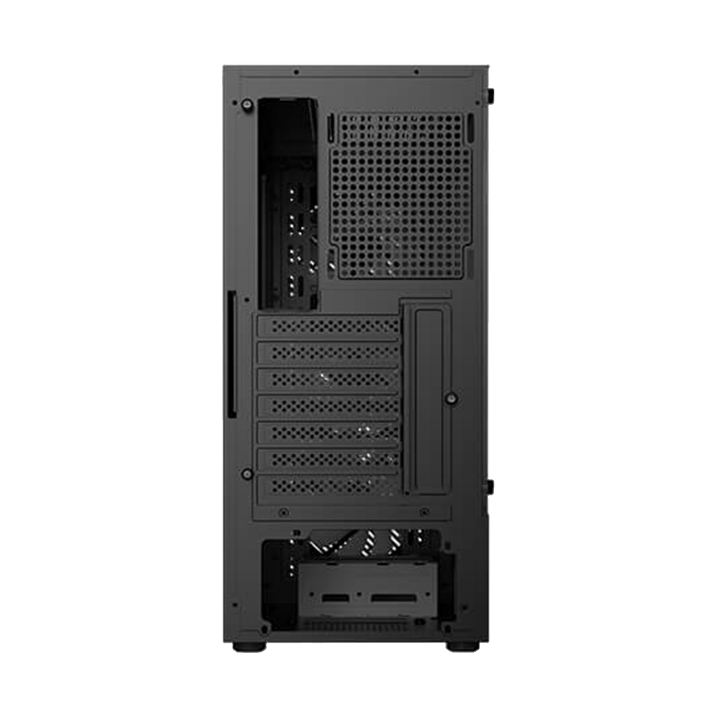 ANTEC AX20 ELITE MID TOWER CASE W/ TEMPERED GLASS SIDE PANEL, 4 RGB FANS (BLACK)