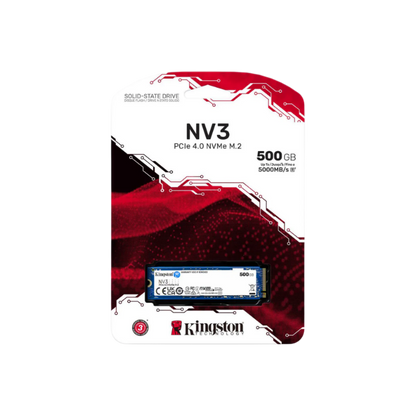 KINGSTON 500GB NV3 M.2 2280 GEN 4X4 NVME SSD (SNV3S/500G)