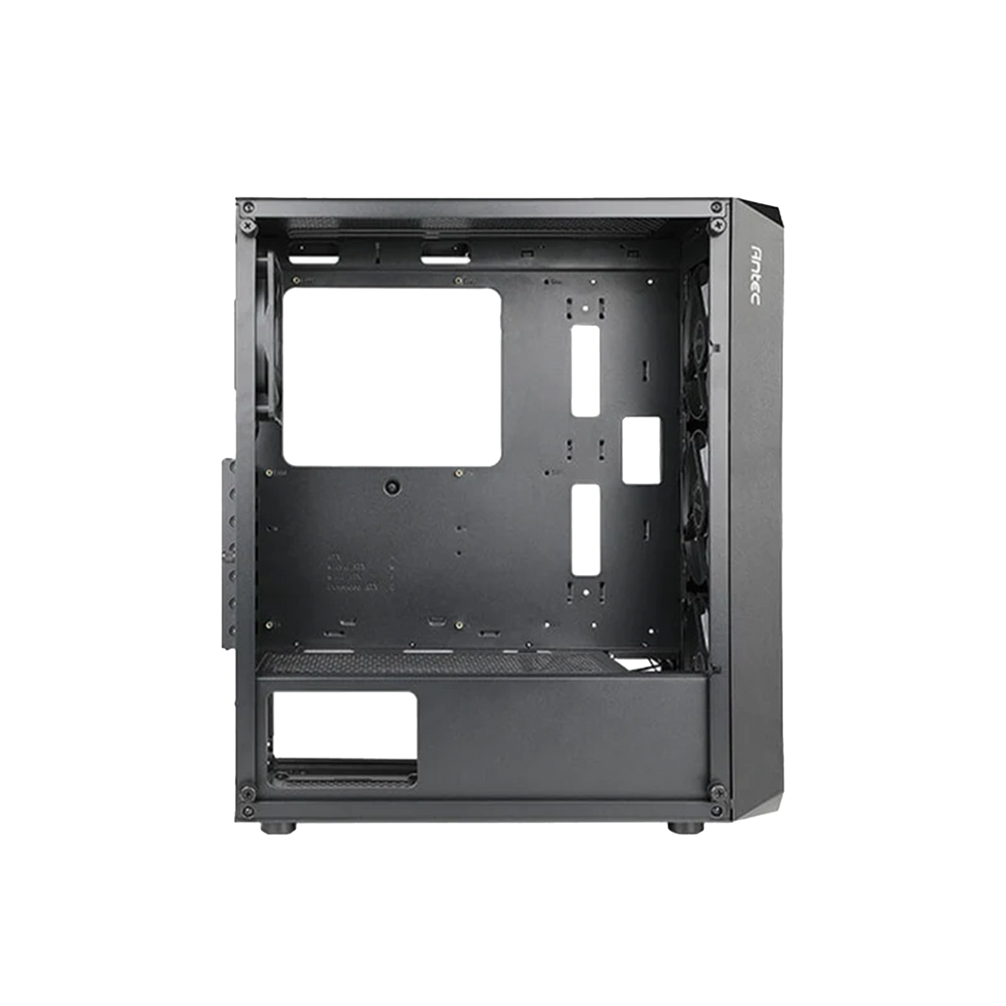 ANTEC NX292 MID TOWER CASE W/ TEMPERED GLASS SIDE PANEL, 4 RGB FANS (BLACK)