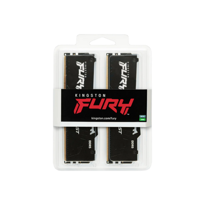 32GB (2X16GB) DDR5-6800 KF568C34BBAK2-32 CL34 KINGSTON FURY BEAST RGB (BLK)