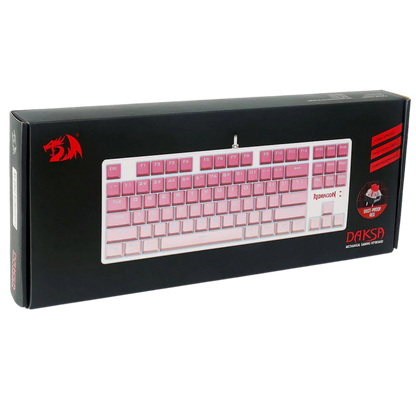 REDRAGON DAKSA MECHANICAL GAMING KEYBOARD (RED SWITCH) GRADIENT PINK