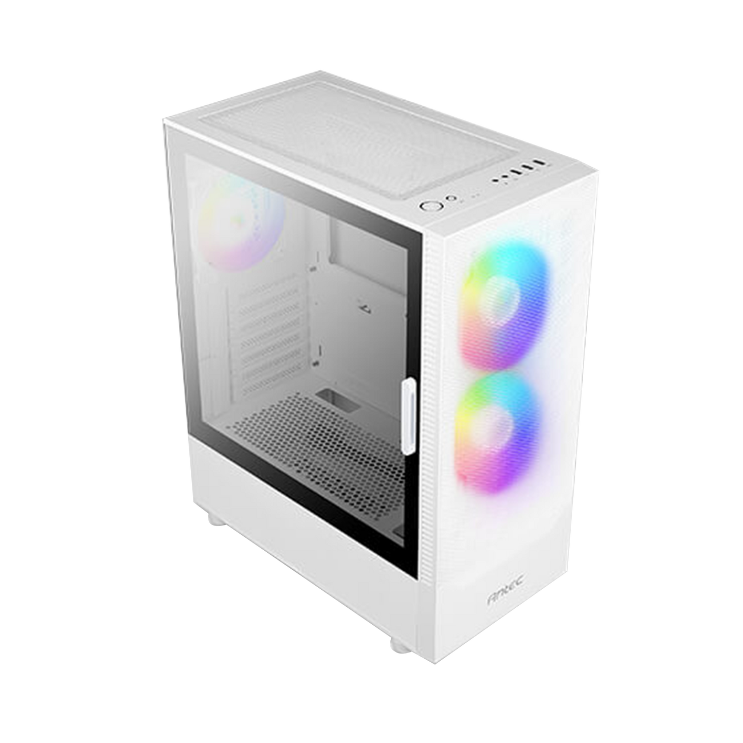 ANTEC NX410 MID TOWER CASE W/ TEMPERED GLASS SIDE PANEL, 3 ARGB FANS