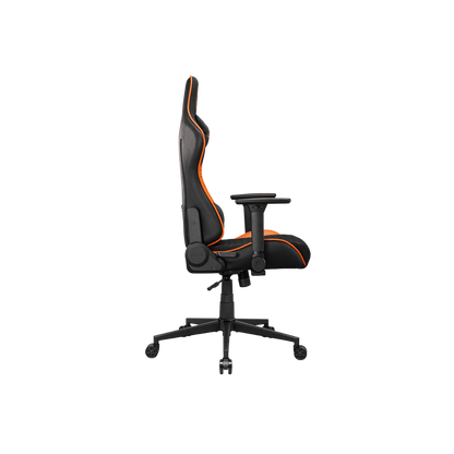 COUGAR ARMOR ONE GAMING CHAIR-V2 F W/ HEADREST & LUMBAR CUSHION (BLACK/ORANGE)