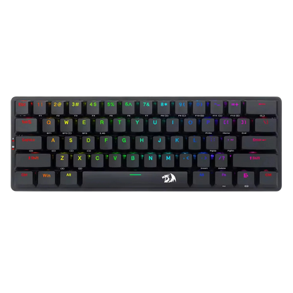 REDRAGON ELISE PRO RGB TRI-MODE 60-KEY MECHANICAL GAMING KEYBOARD (RED SWTCH/SWAPPBL)