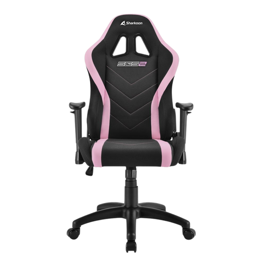 SHARKOON SKILLER SGS2 JR GAMING CHAIR W/ HEADREST & LUMBAR CUSHION (PINK)