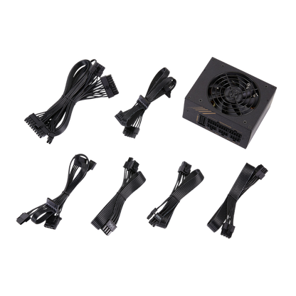 FSP DAGGER PRO SFX 1X92MM FAN, 5SATA, 4PCIE, ACTIVE PFC, MODULAR, 80PLUS-GOLD