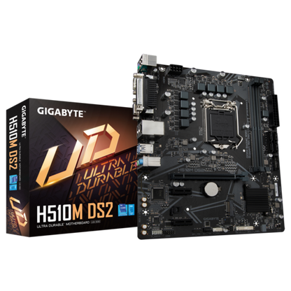 GIGABYTE H510M DS2 2DDR4 M.2 MOTHERBOARD (DB15) W/ SERIAL