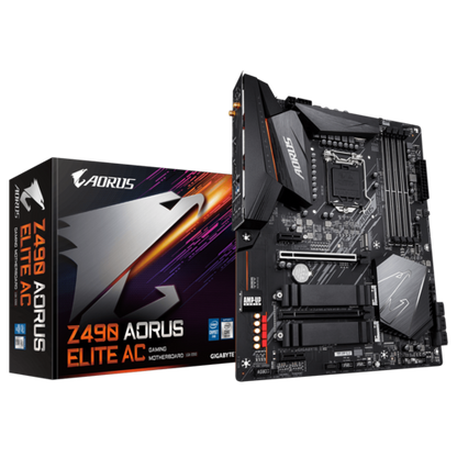 GIGABYTE Z490 AORUS ELITE AC 4DDR4 2XM.2 MOTHERBOARD (HDMI) WIFI+BT