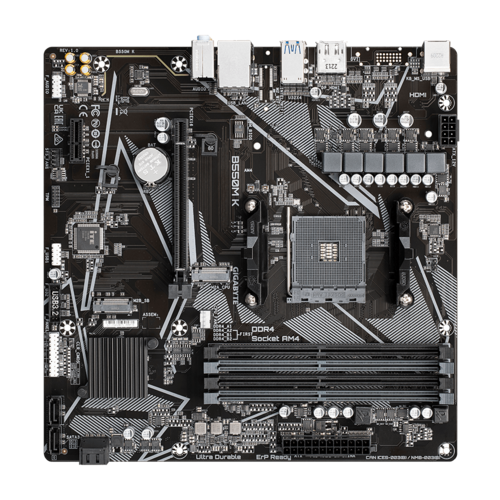 GIGABYTE GA-B550M-K 4DDR4 2XM.2 MOTHERBOARD (HDMI,DP)