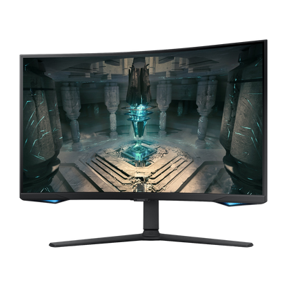 SAMSUNG ODYSSEY G6 LS32BG652EEXXP 32" QHD CURVE GAMING MONITOR 240HZ 1MS W/ SPKR WLMNT HAS (2XHDMI, DP)