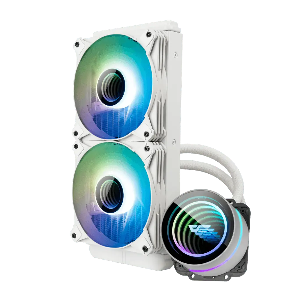 DARKFLASH TWISTER DX240 V2.6 ARGB AIO 240MM LIQUID CPU COOLER (LGA1700 READY)