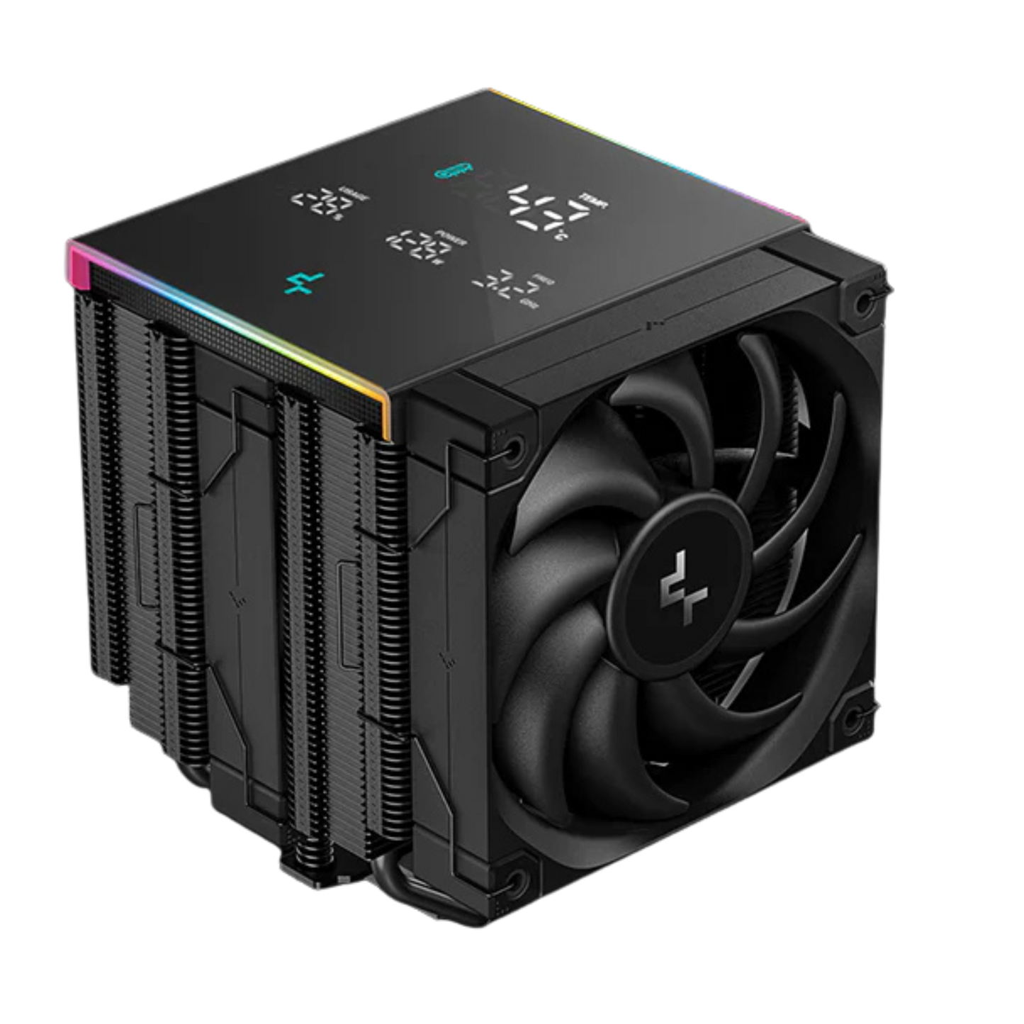 DEEPCOOL AK620 DIGITAL PRO CPU COOLER W/ MULTI-LINE DISPLAY (BLACK)
