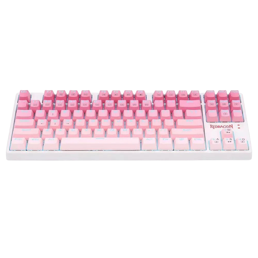 REDRAGON DAKSA MECHANICAL GAMING KEYBOARD (RED SWITCH) GRADIENT PINK