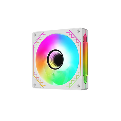COOLMAN CM-03 INFINITY MIRROR LED ARGB COOLING FAN 1PACK (WHITE)