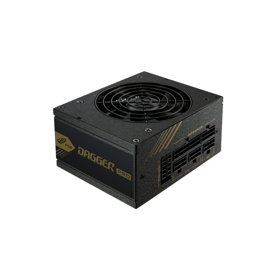 FSP DAGGER PRO SFX 1X92MM FAN, 5SATA, 4PCIE, ACTIVE PFC, MODULAR, 80PLUS-GOLD
