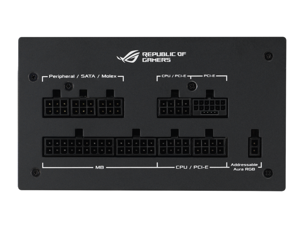 ASUS ROG STRIX 750W 80PLUS GOLD (MODULAR CABLING) AURA EDITION