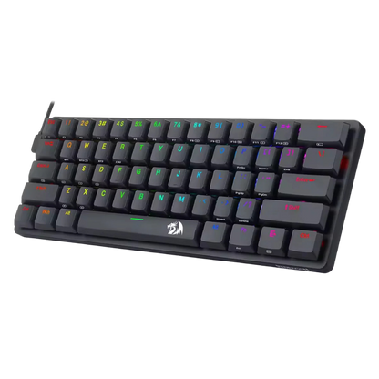 REDRAGON ELISE PRO RGB TRI-MODE 60-KEY MECHANICAL GAMING KEYBOARD (RED SWTCH/SWAPPBL)