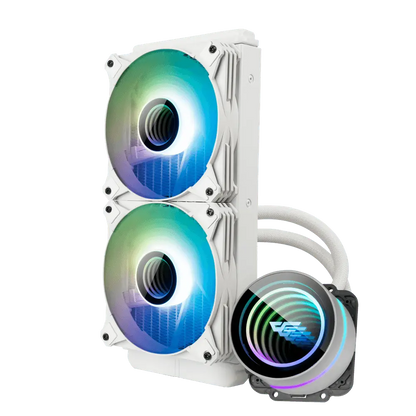 DARKFLASH TWISTER DX240 V2.6 ARGB AIO 240MM LIQUID CPU COOLER (LGA1700 READY)