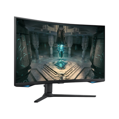 SAMSUNG ODYSSEY G6 LS32BG652EEXXP 32" QHD CURVE GAMING MONITOR 240HZ 1MS W/ SPKR WLMNT HAS (2XHDMI, DP)