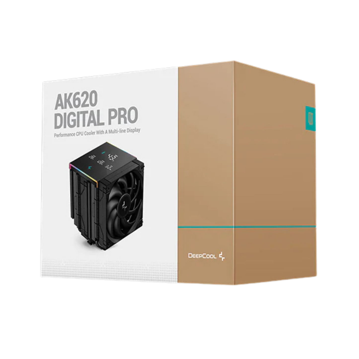 DEEPCOOL AK620 DIGITAL PRO CPU COOLER W/ MULTI-LINE DISPLAY (BLACK)