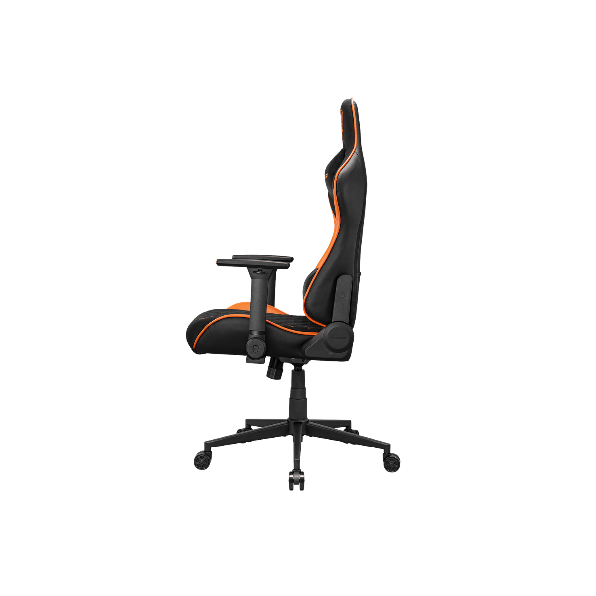 COUGAR ARMOR ONE GAMING CHAIR-V2 F W/ HEADREST & LUMBAR CUSHION (BLACK/ORANGE)