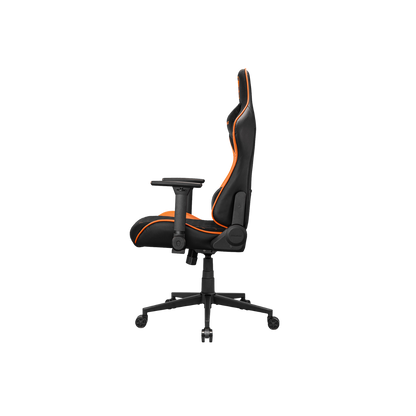 COUGAR ARMOR ONE GAMING CHAIR-V2 F W/ HEADREST & LUMBAR CUSHION (BLACK/ORANGE)