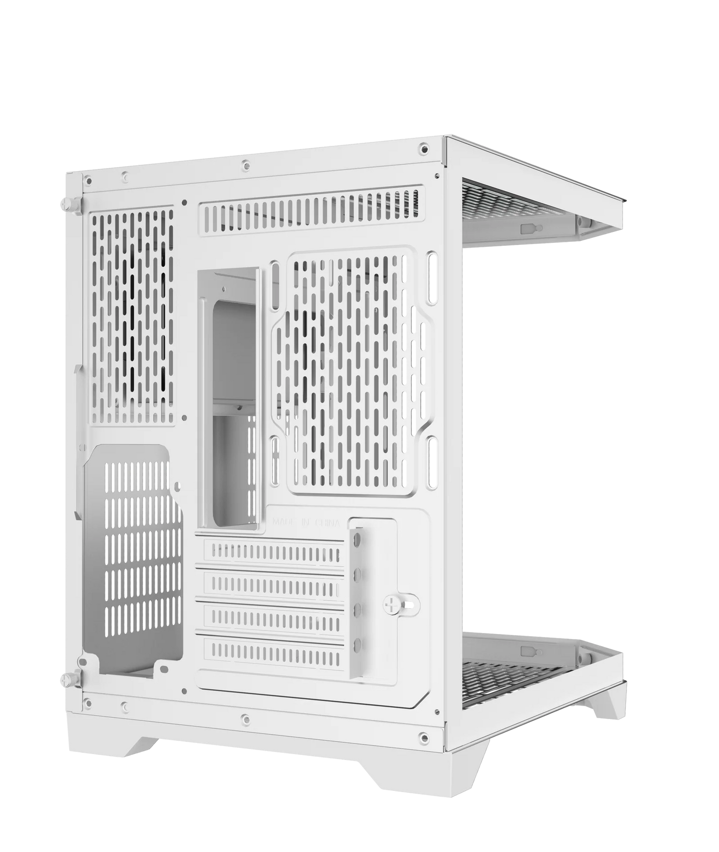 COOLMAN SPECTRA CASE M-ATX CASE W/ TEMPERED GLASS SIDE PANEL, LCD SCREEN