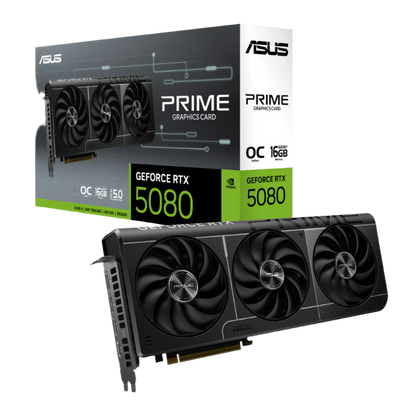 ASUS RTX 5080 16GB 256BIT GDDR7 PRIME 16G (HDMI, 3XDP)
