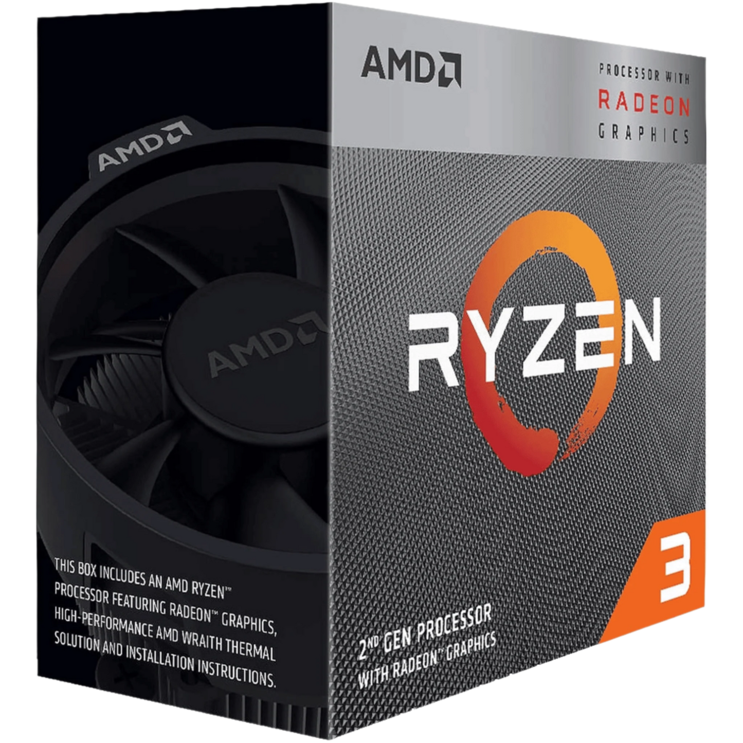 AMD RYZEN 3 3200G 3.6GHZ 4CORE/4THREAD/VEGA8/12NM (AM4) - OEM W/ HSF