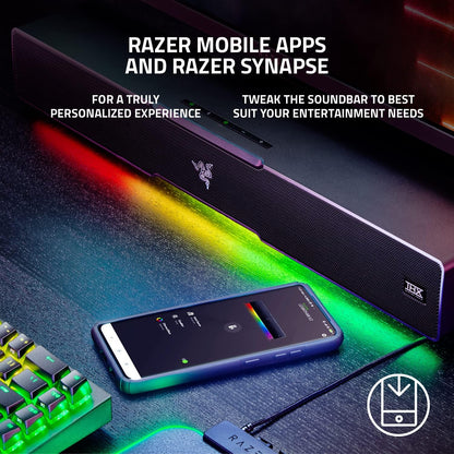 RAZER LEVIATHAN V2 PC GAMING SOUNDBAR W/ SUBWOOFER