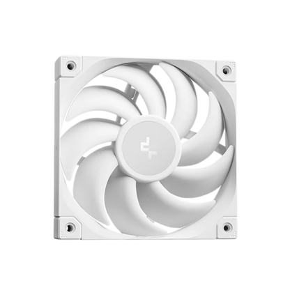 DEEPCOOL MYSTIQUE 360MM AIO ARGB LIQUID CPU COOLER W/ LCD SCREEN (WHITE)