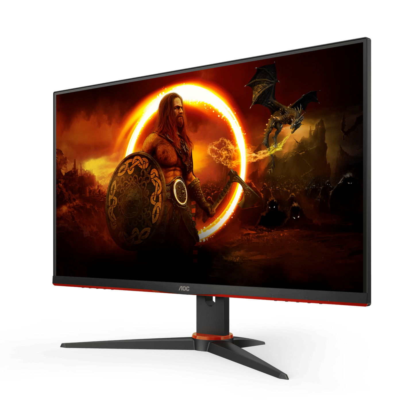 AOC Q27G2S 27" LED IPS WIDE QHD GAMING MONITOR 155HZ WLMNT (2XHDMI, DP) can tilt