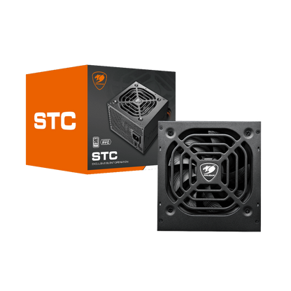 COUGAR STC500 500W, 120MM FAN, ACTIVE PFC, 80-PLUS