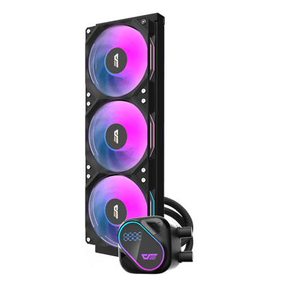 DARKFLASH EXPLORE DO360 ARGB AIO 360MM LIQUID CPU COOLER W/ DIGITAL DISPLAY