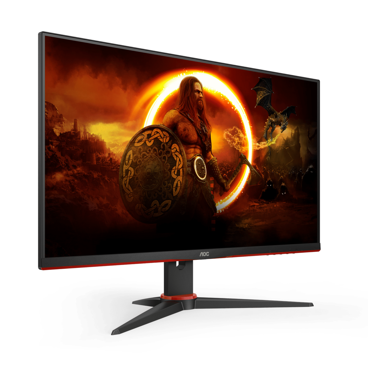 AOC Q27G2S 27" LED IPS WIDE QHD GAMING MONITOR 155HZ WLMNT (2XHDMI, DP) can tilt