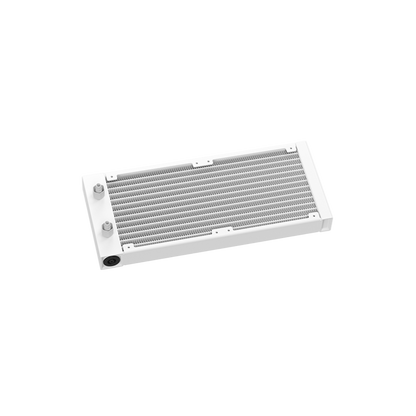 DEEPCOOL LM240 240MM AIO ARGB LIQUID CPU COOLER W/ 2.4" LCD SCREEN (WHITE)