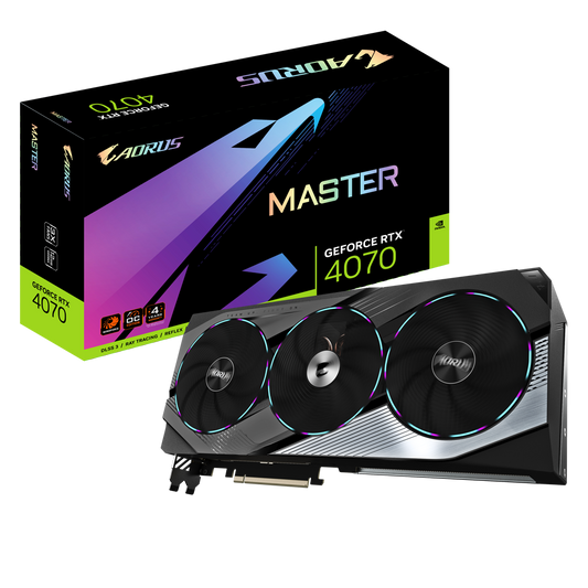 GIGABYTE RTX 4070 SUPER 12GB 192BIT GDDR6X AORUS MASTER (HDMI, 3XDP)