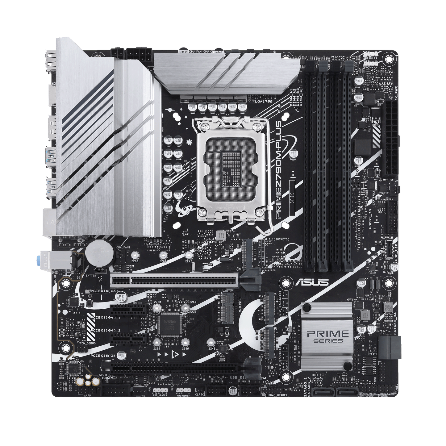 ASUS PRIME Z790M-PLUS-CSM 4DDR5 3XM.2 MOTHERBOARD (HDMI, DP)