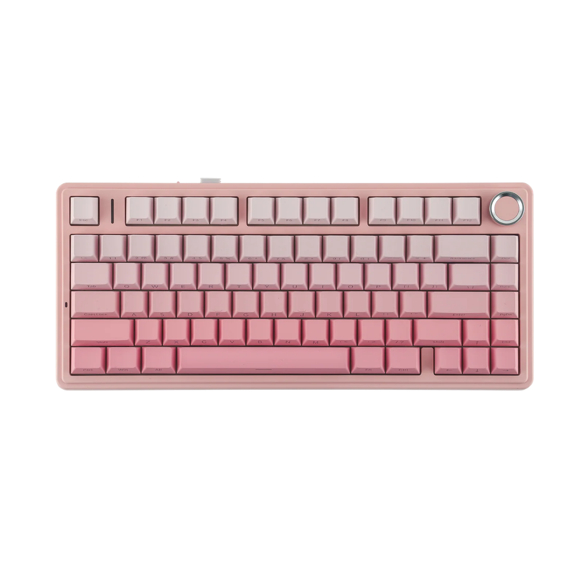 AULA F75 75-KEY GASKET TRI-MODE MECHANICAL KEYBOARD (LINEAR SWITCH/SWAPPBL) PINK GRADIENT