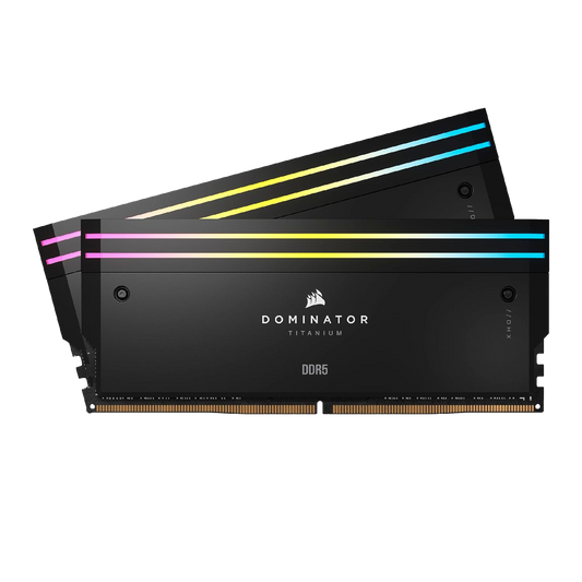 CORSAIR 32GB (2X16GB) DDR5-7200 DOMINATOR TITANIUM RGB (CMP32GX5M2X7200C34) - PC Quickbuys